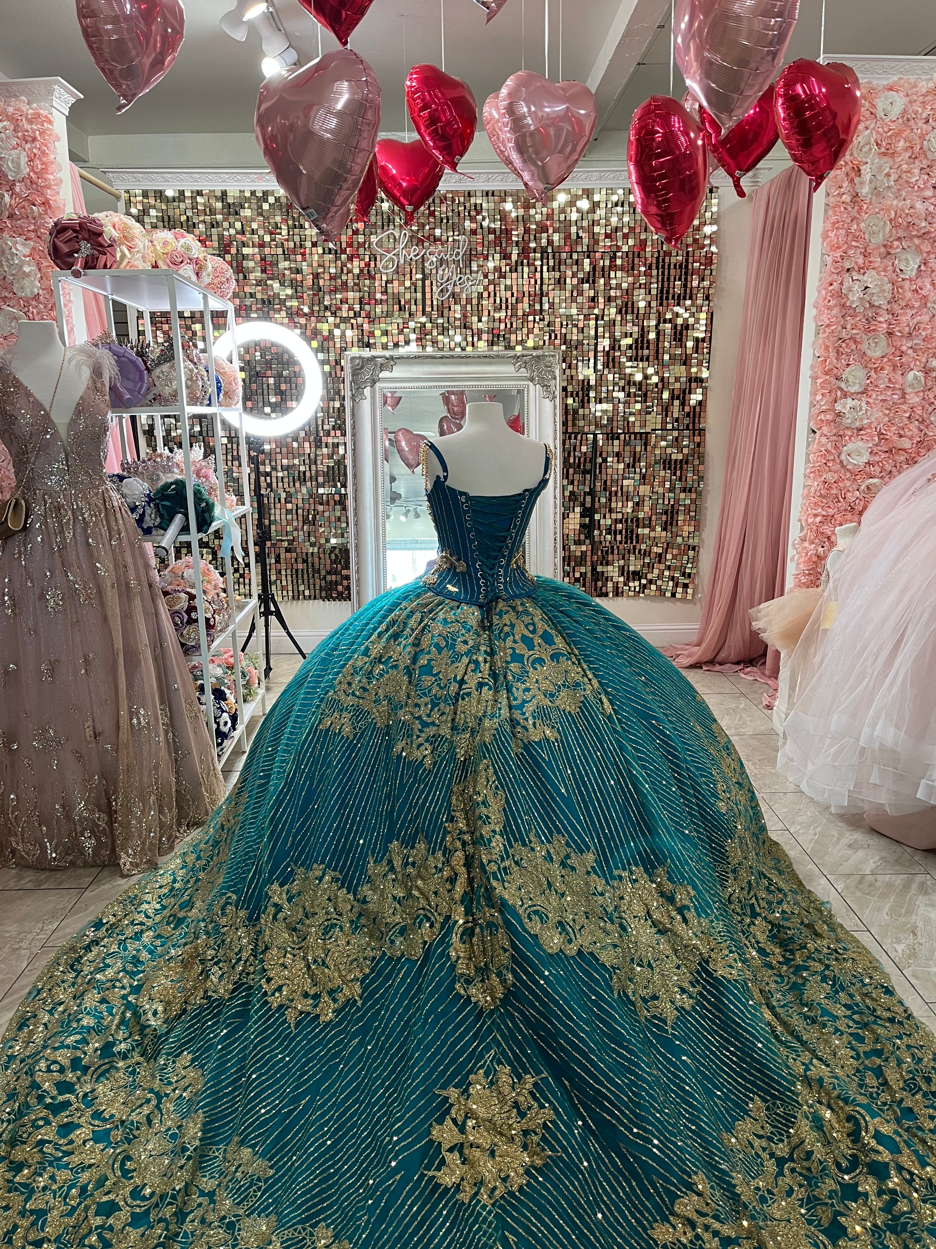 Jade quinceanera hot sale dresses