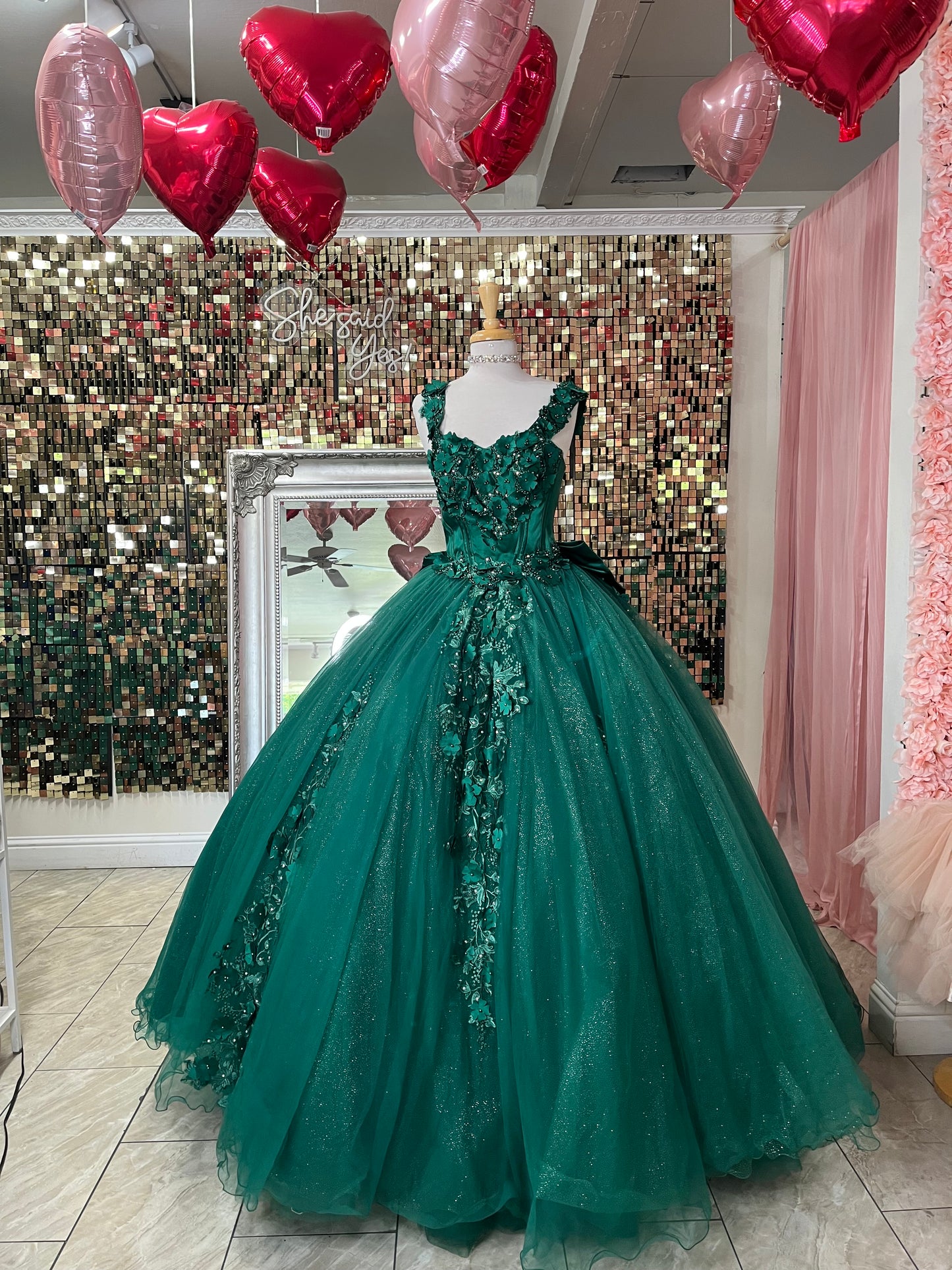 Enchanted Green Dress