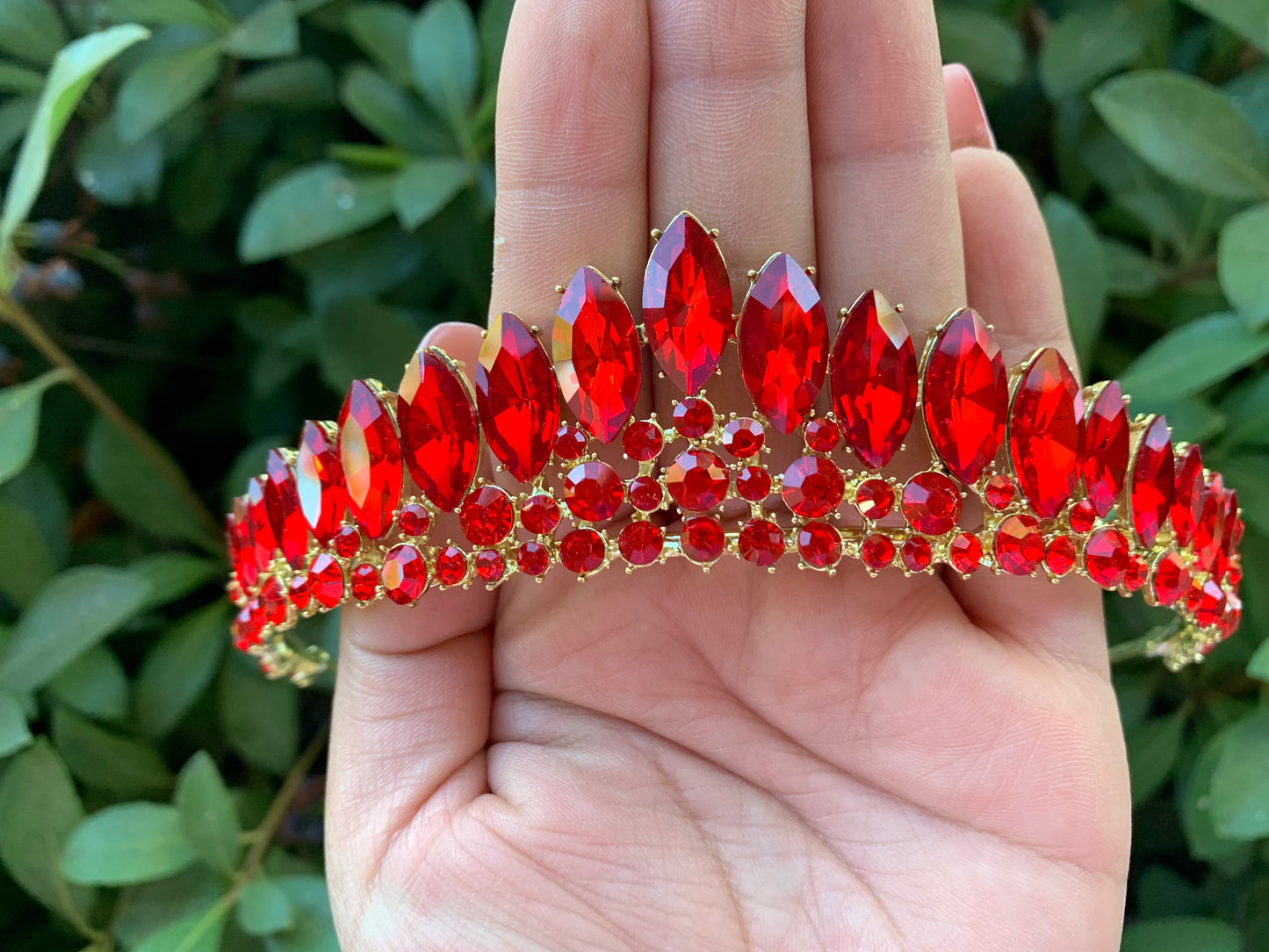 Red Gold Tiara *last one